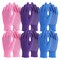 Juvale 6-Pairs Gardening Gloves for Women - Thorn Proof and Cut Resistant Outdoor Cotton Garden Work Gloves (3 Colors)